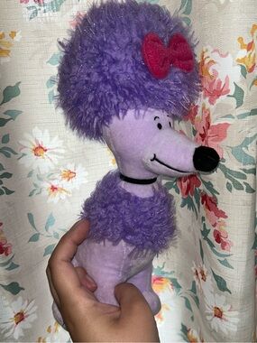Cleo Purple Plush Poodle Dog Toy from Clifford